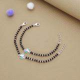 Little Blue Unicorn Charm 925 Silver Nazariya Bracelet| Adjustable| Everyday Wear|6Months - 2Yrs