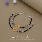Sunshine Princess 925 Silver Nazariya Bracelet| Adjustable| Everyday Wear| 6Months - 2Yrs