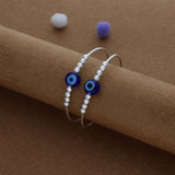 Ocean Eye Silver Kids Bangles (0-5 Years) | 925 Hallmark | Daily Wear Gift for Kids