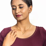 925 Sterling Silver Flower Charm Necklace