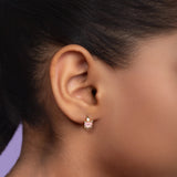Meow Magic Kids Silver Hoop Earrings (3+ Yrs)
