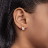 Bunny 925 Silver Kids Earrings (3+ Yrs)