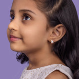 Bunny 925 Silver Kids Earrings (3+ Yrs)