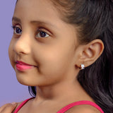 Lovely Unicorn 925 Silver Hoop Earring for Kids(3+Years)