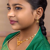 925 Silver Traditional Peacock Design Jhumka Earrings