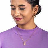 925 Silver Floral Charm Necklace