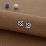 Lattice Spark 925 Silver Stud Earring