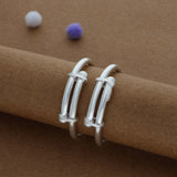 Soft Finish Silver Kid Bangles (6 months) | Adjustable | Everyday Wear