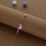 Sparkle Unicorn Kid Silver Bracelet ( 1-7 Yrs)  | 925 Hallmark | Adjustable | Occasional / Everyday Wear