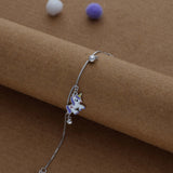 Sparkle Unicorn Kid Silver Bracelet ( 1-7 Yrs)  | 925 Hallmark | Adjustable | Occasional / Everyday Wear