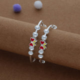Sweet Knot Kid Silver Bangles (0 - 6Yrs) | 999 Hallmark | Adjustable Kid Bangle | Daily Wear