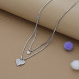 Sweet Symphony Hearts Charm Silver Necklace | 925 Hallmark | Ideal Valentine’s Day Gift