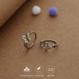 Cupid Charm Silver Toering | 925 Hallmark | Adjustable | Lightweight | Fancy Wear