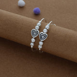 Tiny Hug Silver Kid Bangles (0-6 Yrs) | 925 Hallmark | Adjustable | Everyday Wear