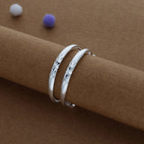 Twinkle Cut Silver Kids Bangles (0-5 Years) | 999 Hallmark | Daily Wear Gift for Kids