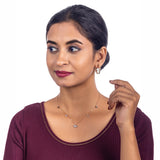 925 Silver Black Evil Eye Charm Necklace for Women