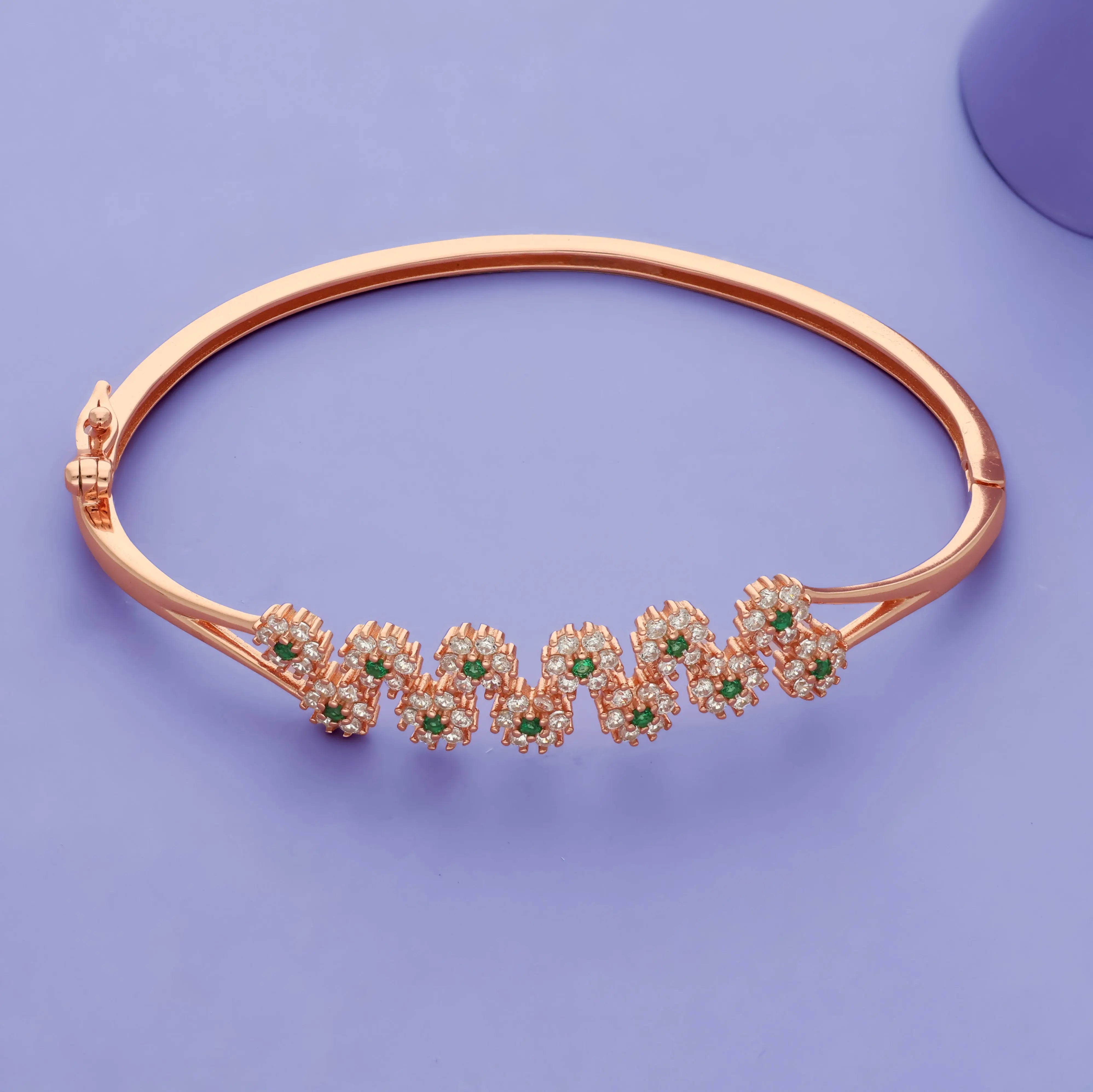 Floral Royale 925 Silver Kid Bangle