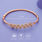 Floral Royale 925 Silver Kid Bangle