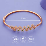 Floral Royale 925 Silver Kid Bangle
