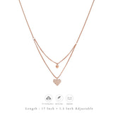 Sweet Symphony Hearts Charm Silver Necklace | 925 Hallmark | Ideal Valentine’s Day Gift