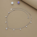 Starfish Charm Silver Necklace | 925 Hallmark | Minimalist Daily Wear| Ideal Valentine’s Day Gift for Women