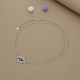 Heavenly Guard Charm Silver Necklace | 925 Hallmark | Minimalist Daily Wear | Ideal Valentine’s Day Gift for Women