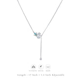 Floral Bloom Charm Silver Necklace | 925 Hallmark | Valentine’s Day Gift for Her