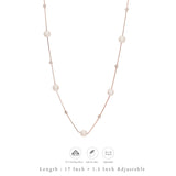 Moonbeam Pearl Silver Neckchain | 925 Hallmark | Water Pearl | Minimalist Daily Wear