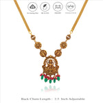 Lakshmi Ganesha 925 Silver Traditional Haram Necklace