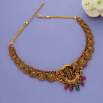 925 Silver Pradakshina Temple Neckpiece