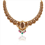 925 Silver Pradakshina Temple Neckpiece