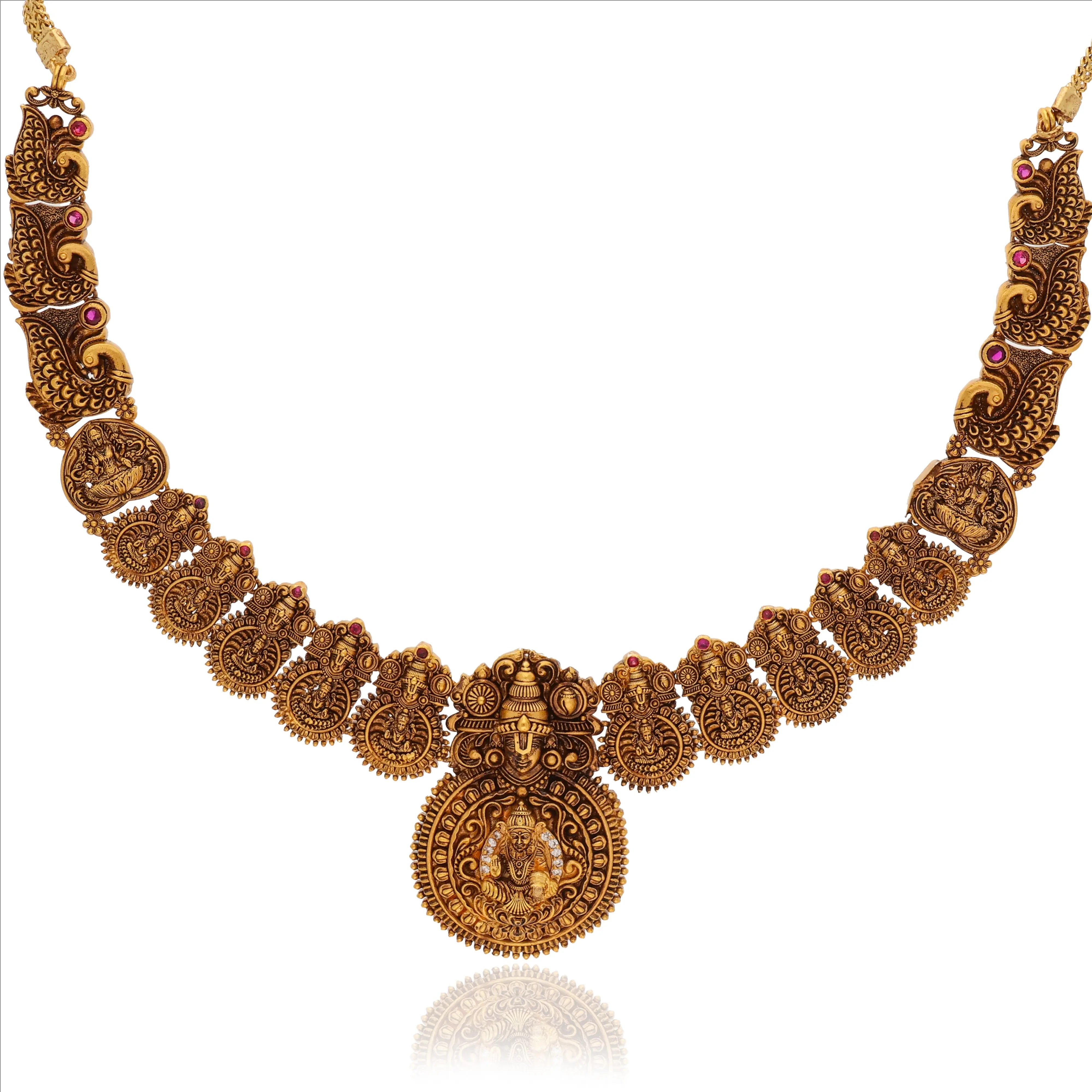 925 Silver Gold Polish Lakshmi Perumal Kasumalai