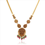 925 Silver Traditional Lakshmi  Haram Necklace