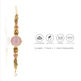 Blush Pink Traditional Antique 925 Silver Watch