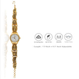 Mayra Lakshmi Antique Matte Silver Watch