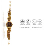 Divine Lakshmi 925 Silver Temple Watch