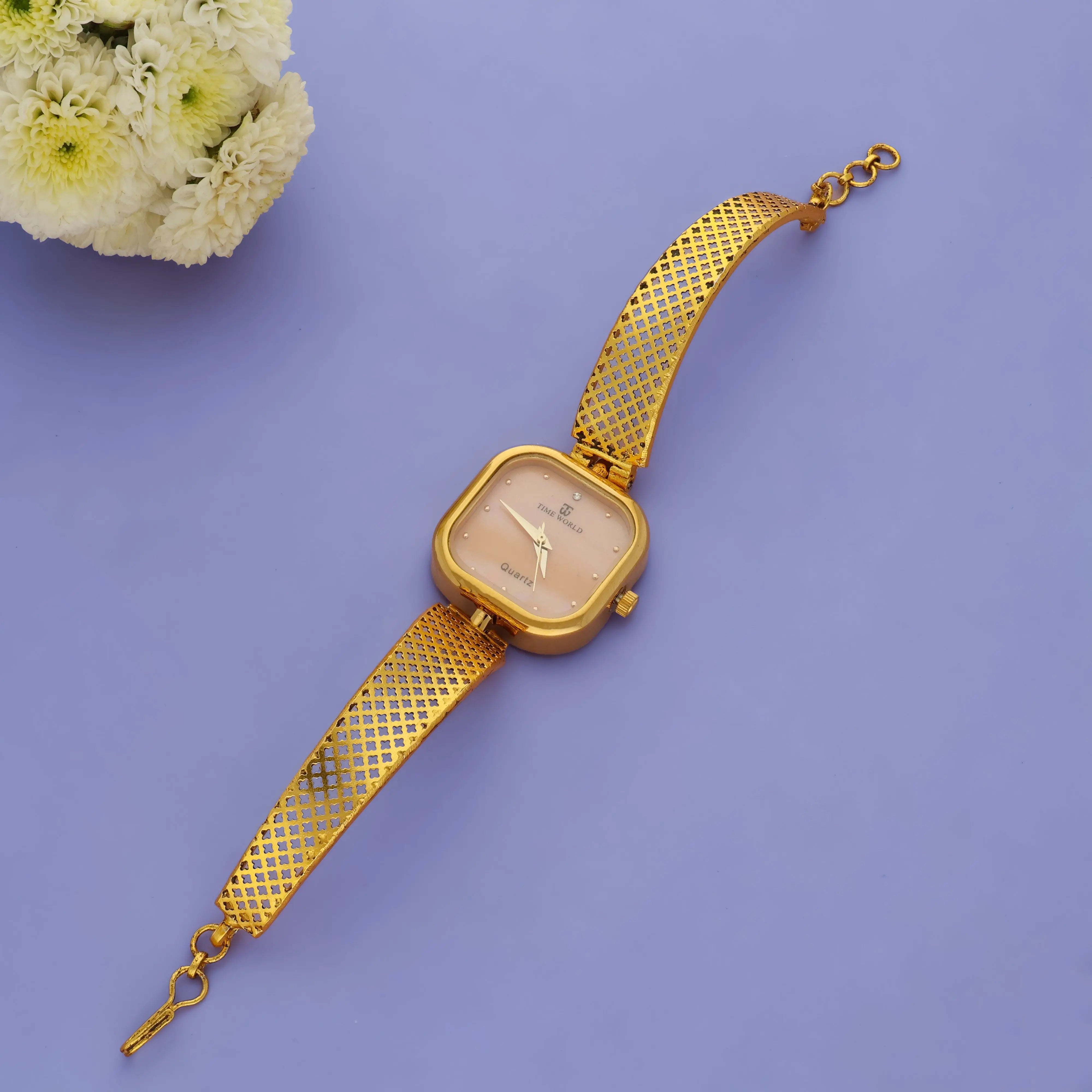 925 Silver Royal Lattice Elegance Bracelet Watch