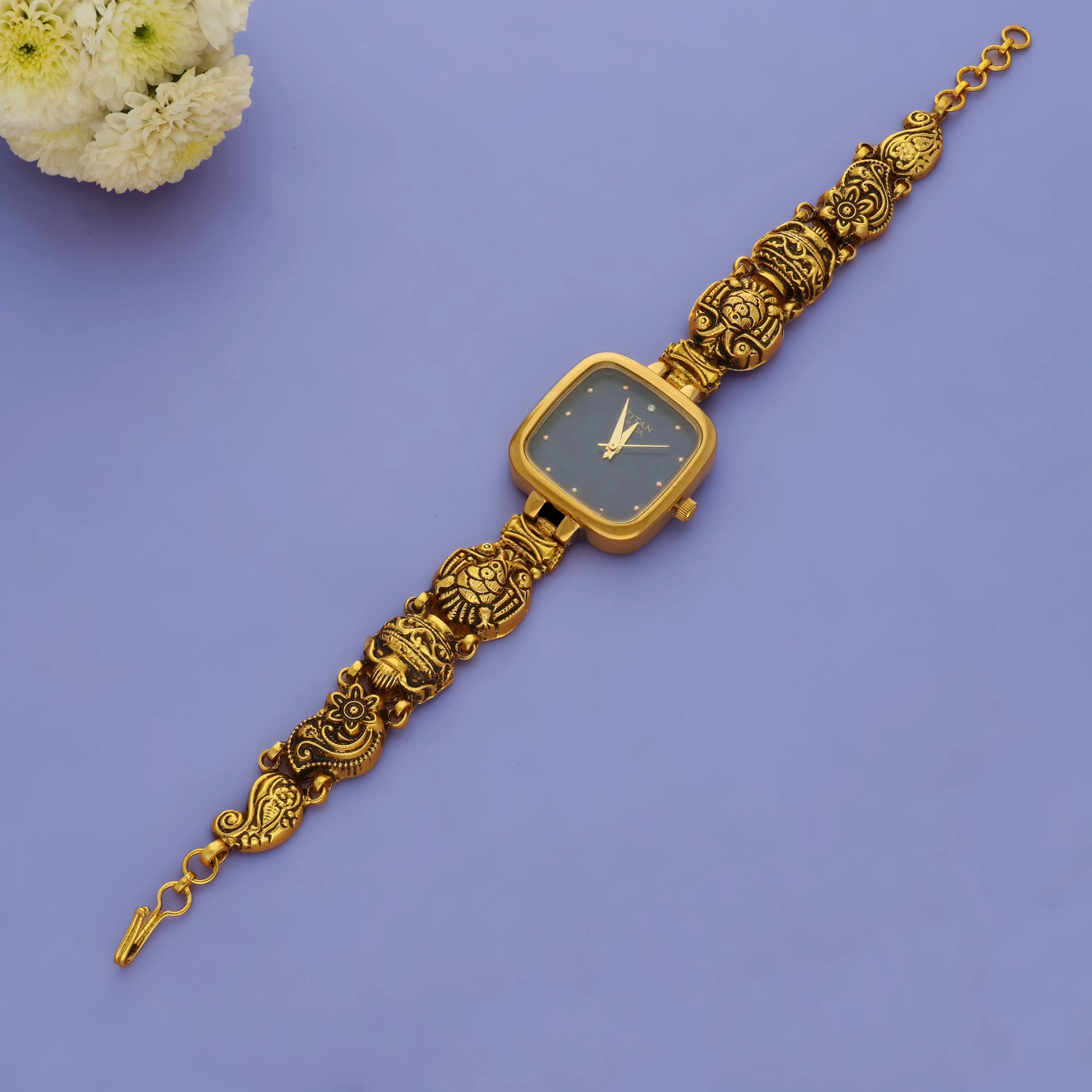 Royal Temple Artistry 925 Silver Watch