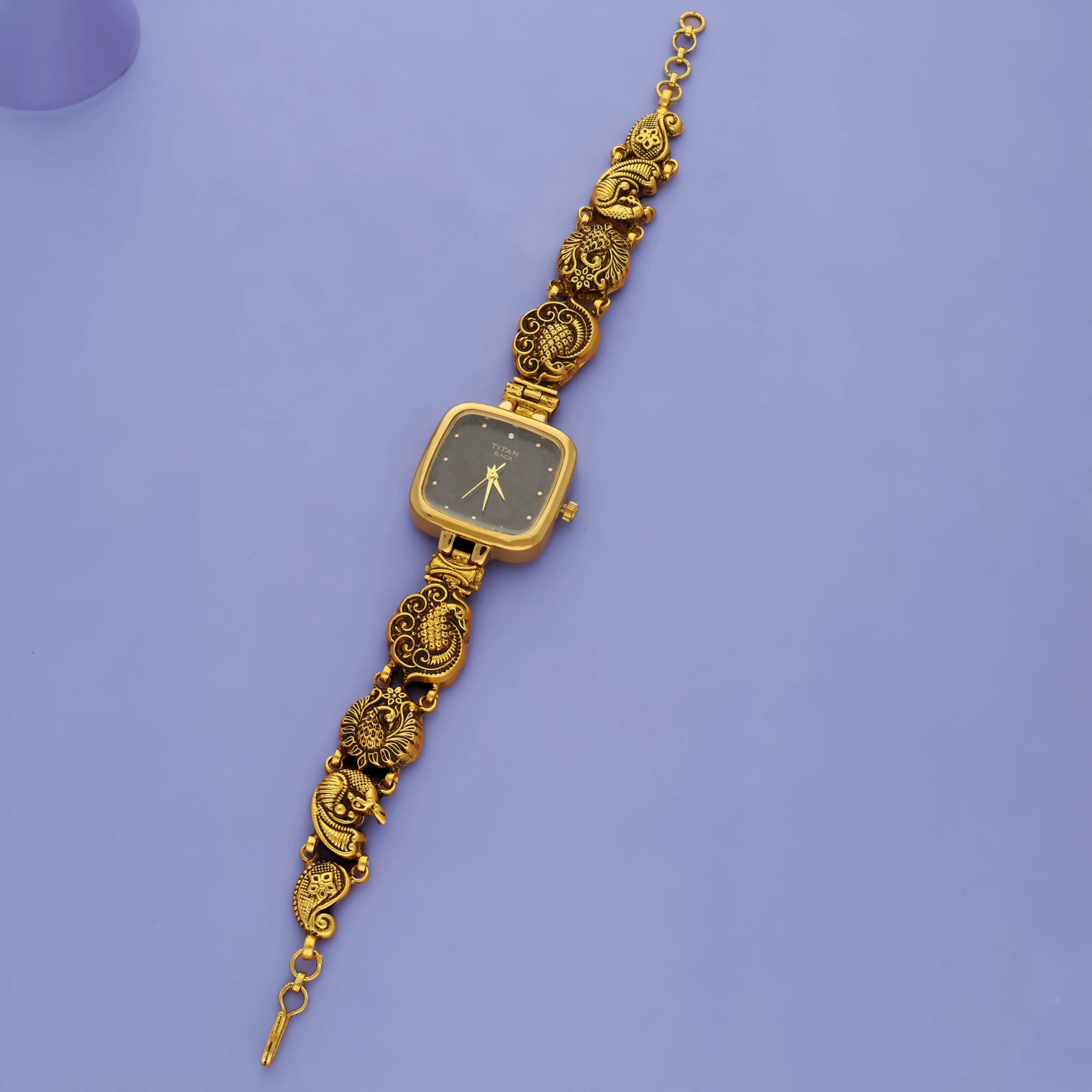 925 Silver Traditional Peacock Design Watch
