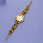 925 Silver Ethnic Gold Polish Wrist Watch