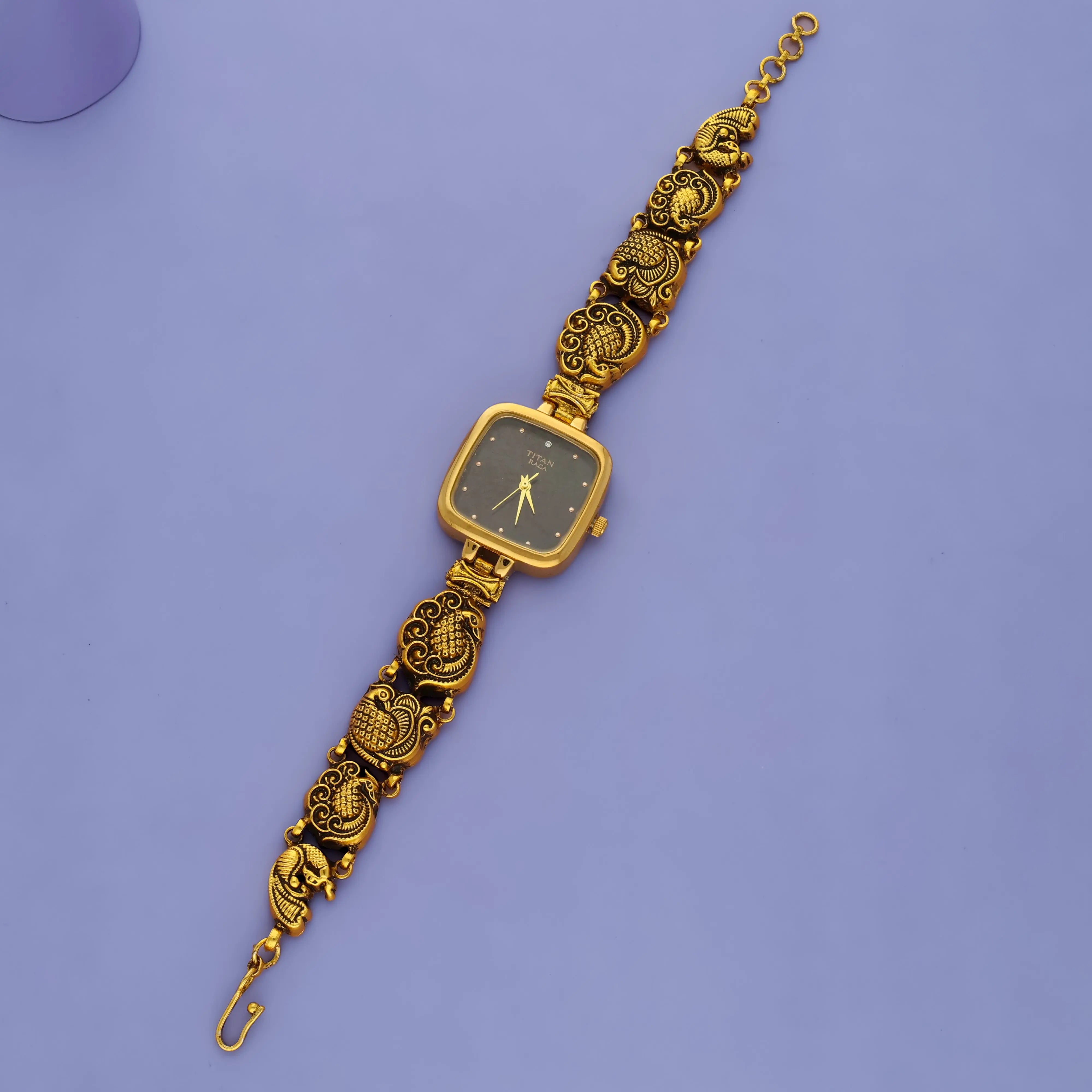Regal Charm 925 Silver Statement Watch