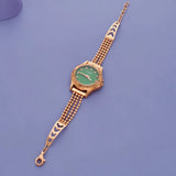 Rose Gold 925 Silver Statement Watch(6-7In)