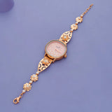 Rose Gold Butterfly 925 Silver Watch(6.5-7.5In)