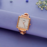 Rose Gold Classic Love 925 Silver Watch(6.5-7.5In)