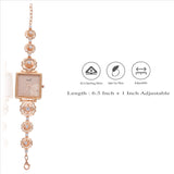 Rose Gold Classic 925 Silver Watch(6.5-7.5In)