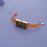 Rose Gold Slim 925 Silver Watch(5-6In)