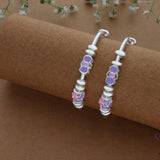 Butterfly Wings Adjustable Silver Kid Bangle(0 - 5Yr)