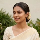 Traditional Peacock 925 Silver Earring