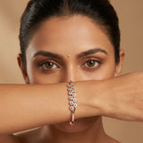 Floral Royale 925 Silver Kada