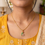925 Silver Parrot Pendant Chain